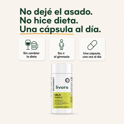 No dejé el asado. No hice dieta. Una cápsula al día.