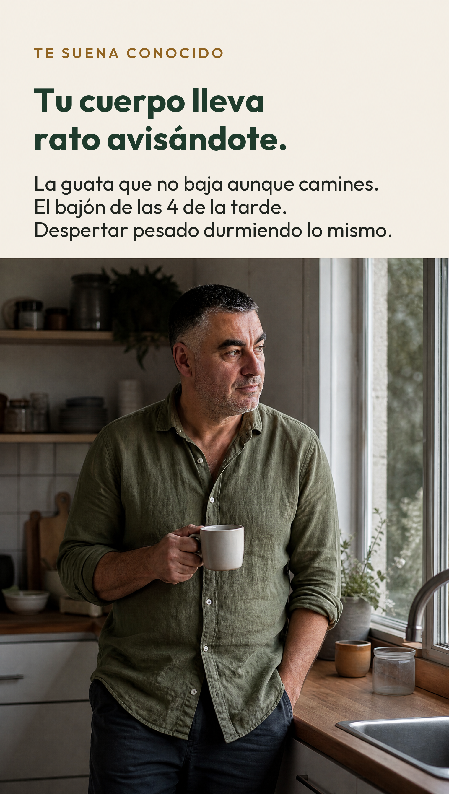 Tu cuerpo lleva rato avisándote.