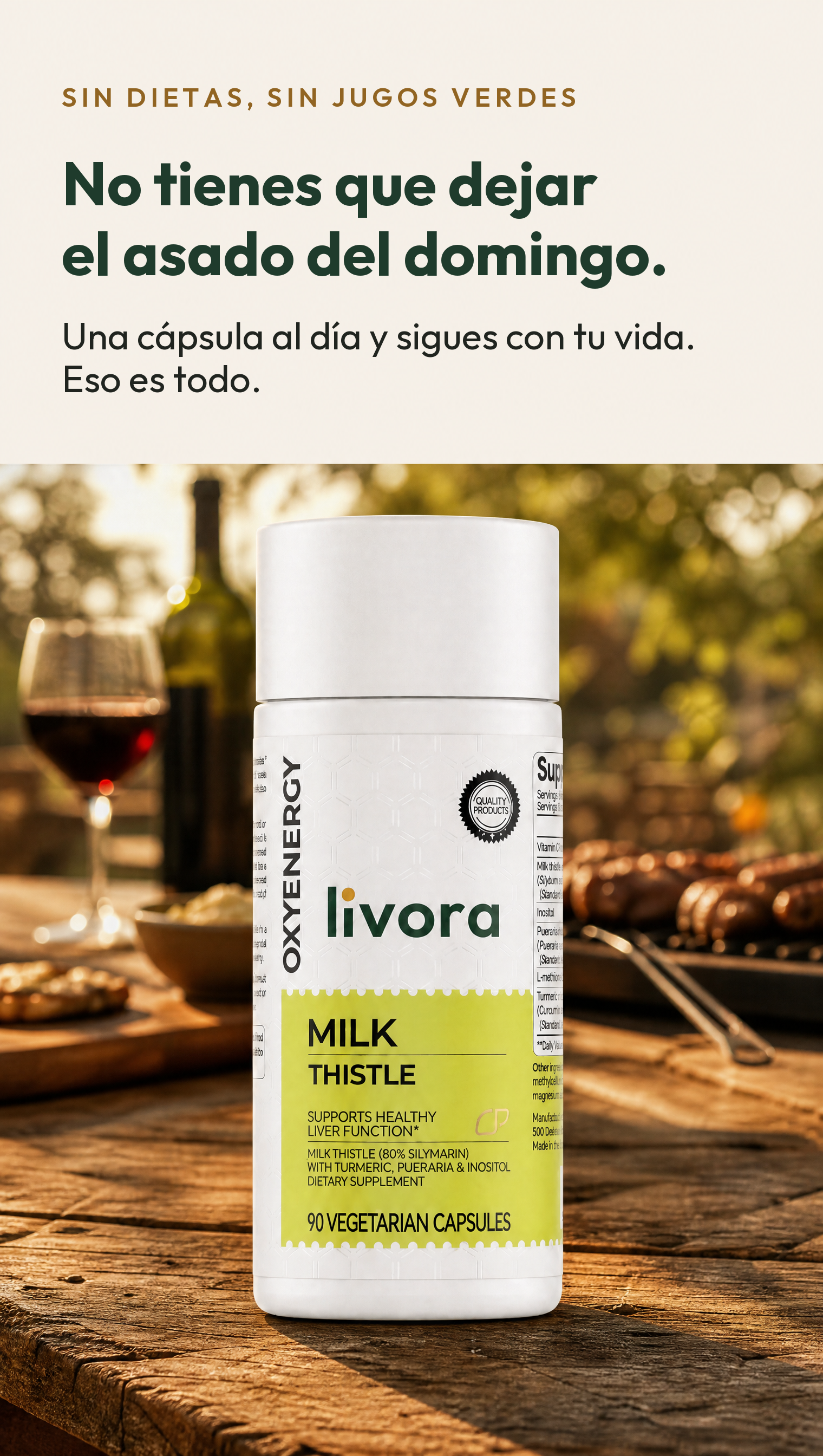 No tienes que dejar el asado del domingo.